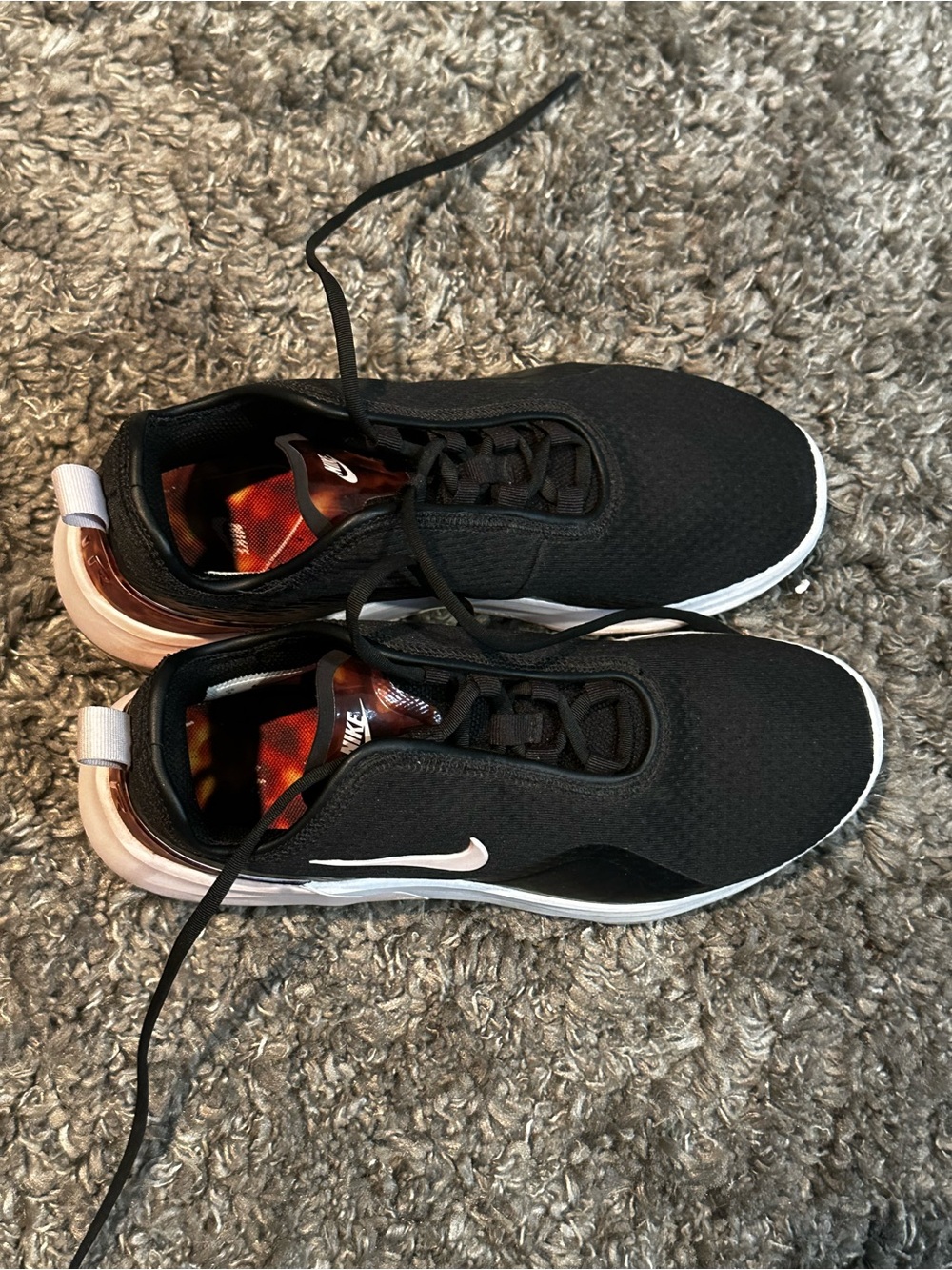 Nike  Black and Pink Running Sneakers